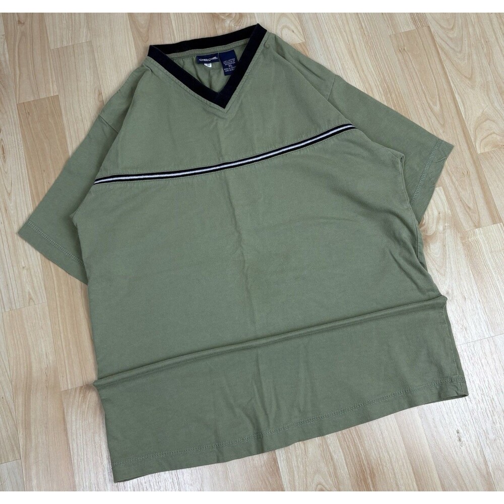 Vintage Y2K Cherokee V Neck T-Shirt / Size XL / Green